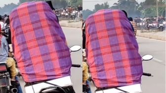 Viral Pria Pengendara Motor Bonceng Speaker Saat Asmara Subuh di Binjai