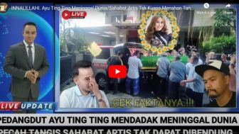 Cek Fakta: Innalilahi, Ayu Ting Ting Meninggal Dunia di Bulan Ramadhan, Tangisan Ruben Onsu Pecah