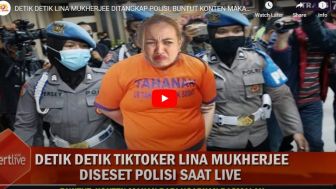 Cek Fakta: Lina Mukherjee Ditangkap Polisi Buntut Konten Makan Daging Babi, Sudah Pakai Baju Tahanan