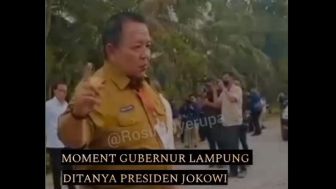 Momen Gubernur Lampung Tak Hapal Nama Wilayah Saat Ditanya Jokowi Viral, Sampai Tanya ke Warga