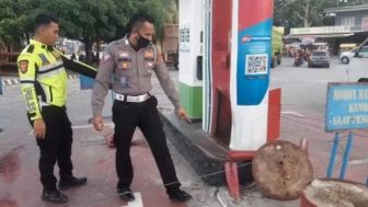 Tragis, Petugas SPBU di Indralaya Sumsel Tewas Ditabrak Bus Saat Ingin Isi Solar