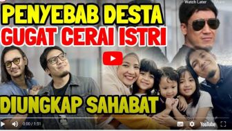 Cek Fakta: Alasan Desta Gugat Cerai Istri Diungkap Vincent, Benarkah Karena Ini?