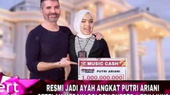 CEK FAKTA: Simon Cowel Resmi Jadi Ayah Angkat Putri Ariani, Benarkah?