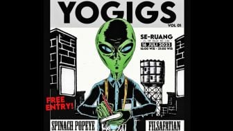 Mengenal Musisi Band Medan Lewat Pertunjukan Musik 'Yogigs', Ada Filsafatian dan Spinach Popeye