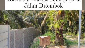 Cerita Pilu Pendeta di Muaro Jambi: Jalan Ke Gereja Ditembok Warga, Jemaat Memutar Ratusan Kilometer