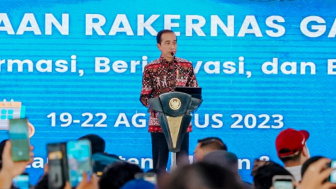 Momen Presiden Jokowi Hentikan Sejenak Pidato Saat Azan Berkumandang