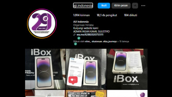 Akun Instagram AJI Indonesia Diretas, Postingan Berisi Penjualan Handphone