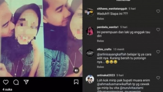 Foto Mesra Bupati Muara Enim Sama Wanita Berjilbab Diduga Selingkuhan Bikin Heboh