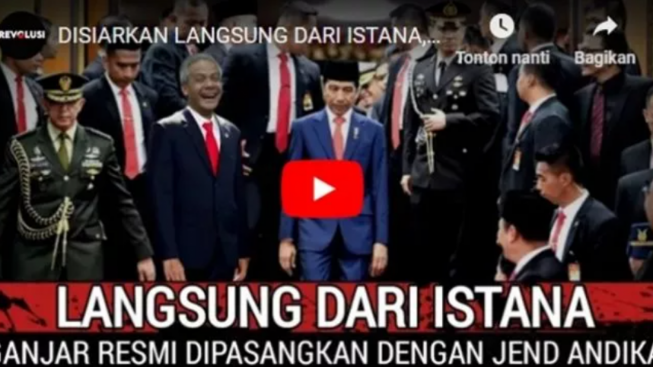 Jegal Anies Baswedan Agar Tak Jadi Presiden, Istana Duetkan Ganjar Pranowo Dan Andika Perkasa?