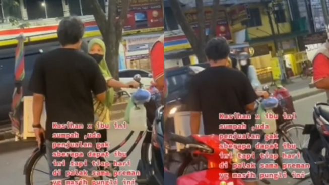 Viral Pria Palak Ibu Penjual Pecel di Medan, Nitizen Geram: Mau Duit? Kerja Kau