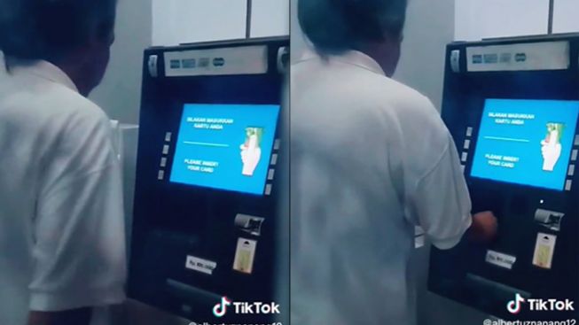 Bikin Emosi, Pria Ini Ambil Uang di ATM Tapi Kartunya Tak Dimasukkan ke Mesin