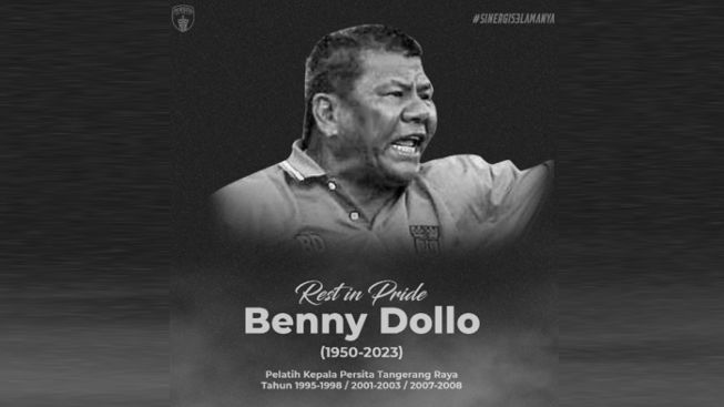 Benny Dollo Mantan Pelatih Timnas Indonesia Meninggal Dunia, Persita Tangerang Berduka