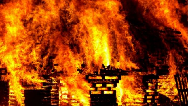 Libur Tahun Baru Hijriah, 28 Kepala Keluarga di Palembang Kehilangan Rumah Karena Terbakar