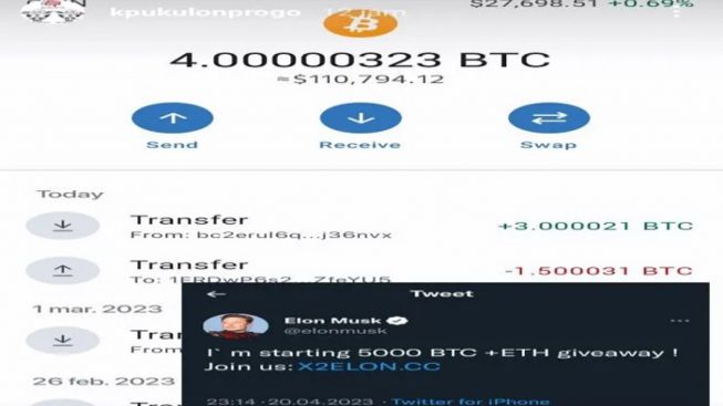 Akun Instagram KPU Kulon Progo Sempat Diretas, Muncul Iklan Bitcoin