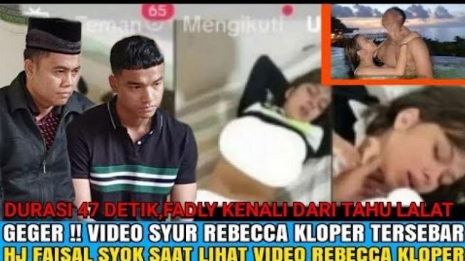 CEK FAKTA: Haji Faisal Syok Usai Tonton Video Porno Rebecca Klopper, Benarkah?
