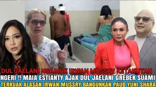 CEK FAKTA: Dul Ngamuk Grebek Irwan Mussry Bareng Yuni Shara di Hotel, Maia Estianty Tak Kuat, Benarkah?