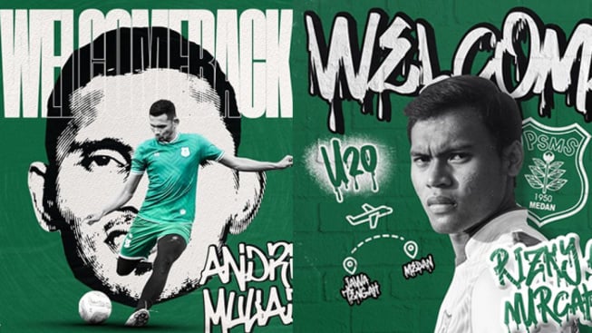 PSMS Medan Boyong Dua Pemain Baru, Andri Muliadi dan Rizky Aldi