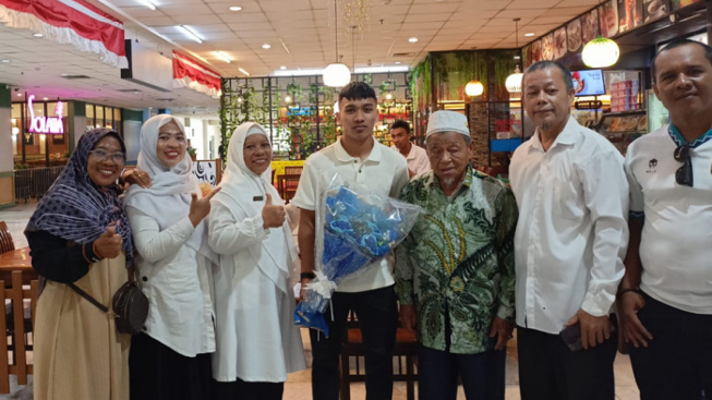 Pemain Terbaik Piala AFF U-23 Arkhan Fikri Pulang Kampung ke Sergai Sumut
