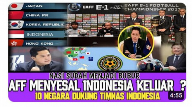 Indonesia Keluar dari AFF, Didukung 10 Negara dan Timnas Kini Ikut Kejuaraan EAFF, Benarkah?