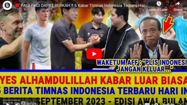 Berkah Timnas, AFF Pastikan Tolak Indonesia Keluar ke EAFF?