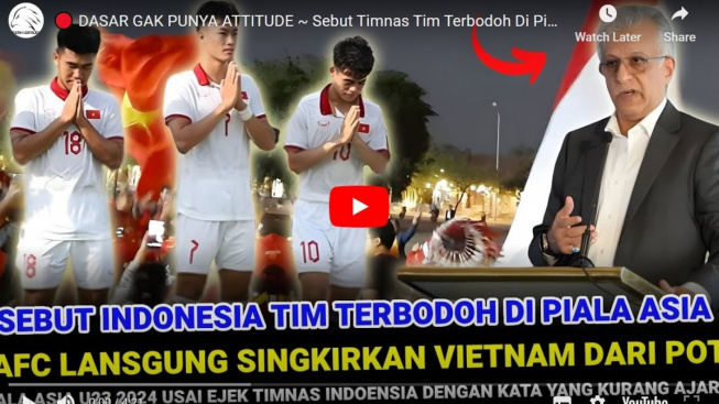 Vietnam Cap Indonesia Sebagai Timnas Terbodoh di Piala Asia, Dikeluarkan dari AFF?