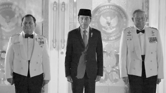 Prabowo Unggah Momen Hangat Bersama SBY dan Jokowi, Publik: Presiden RI ke-6, ke-7, dan ke-8