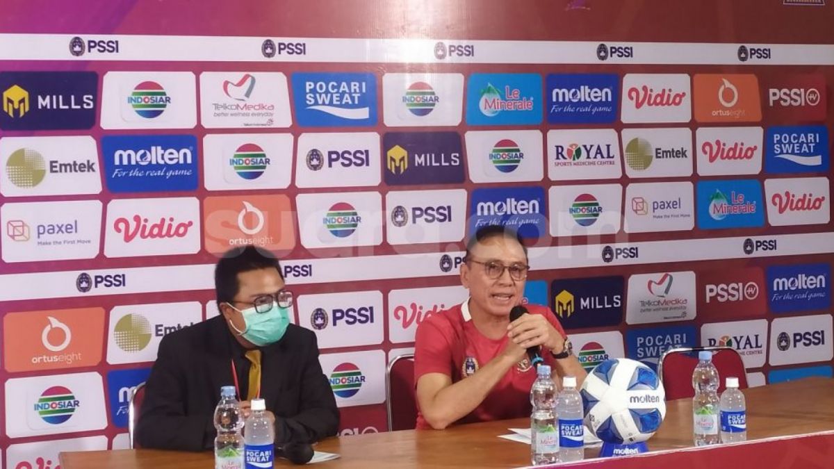 Ketum PSSI, Mochamad Iriawan dalam konferensi pers usai laga timnas Indonesia U-16 di Piala AFF U-16 2022. [(Suara.com/Arif Budi)]