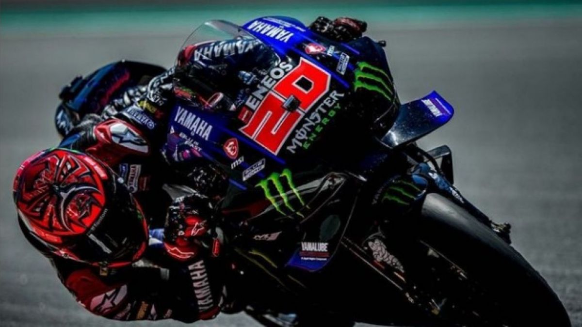 Pebalap tim Monster Energy Yamaha, Fabio Quartararo waspadai kebangkitan Francesco Bagnaia yang meraih podium MotoGP Inggris 2022 (Instagram)