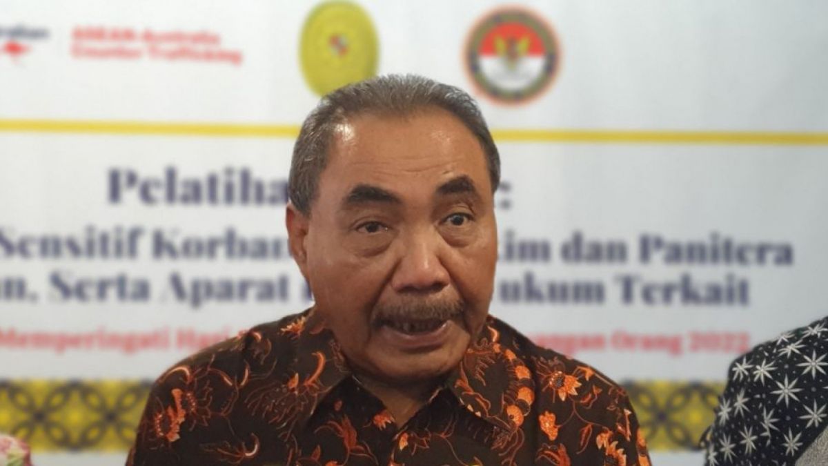 Ketua LPSK Hasto Atmojo Suroyo. [Hiskia Andika Weadcaksana / SuaraJogja.id]