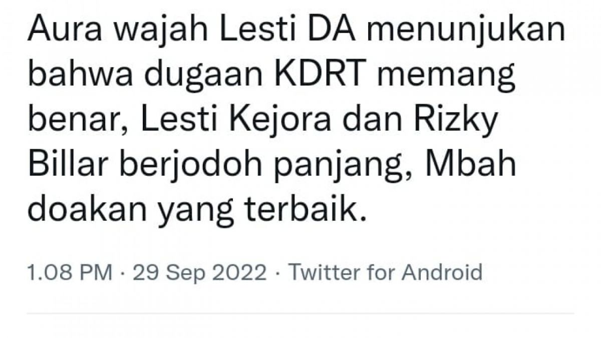 tangkapan layar twitter Mbah Mijan