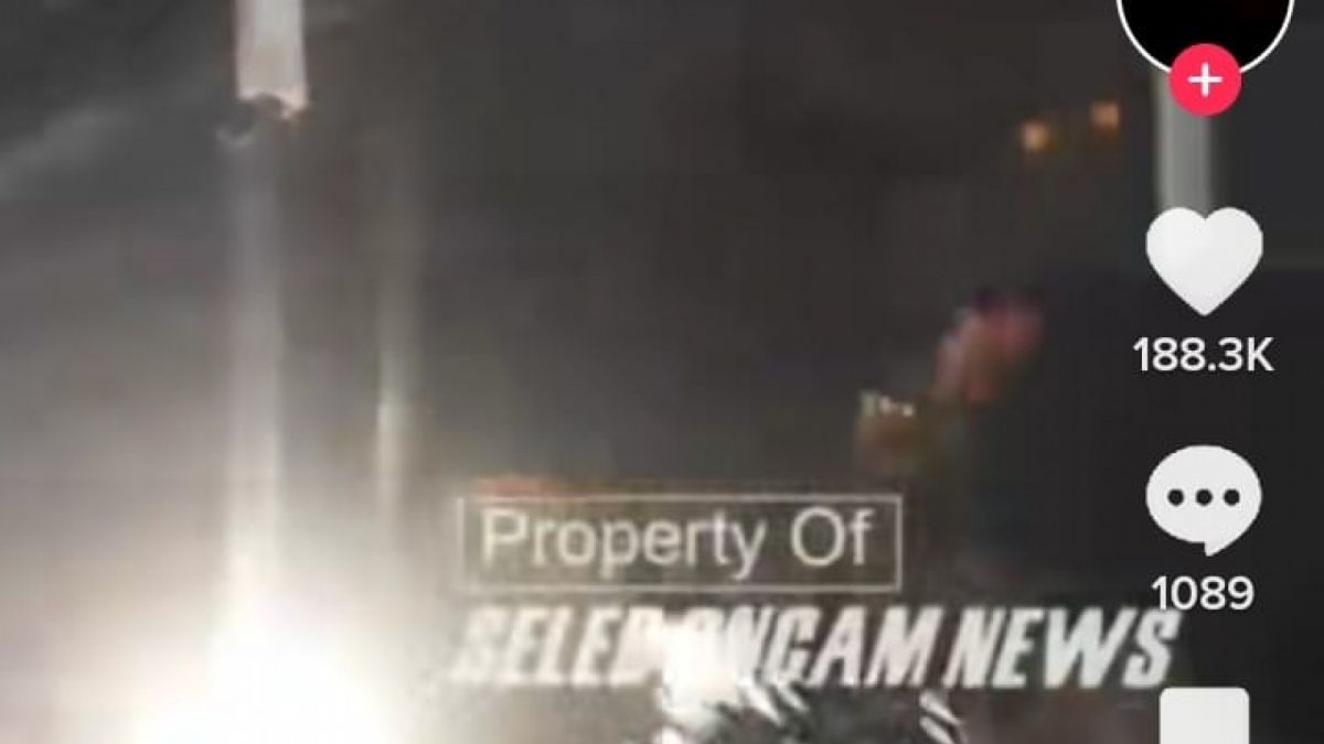 tangkapan layar video Ramzy nengok Lesti (TikTok zona_info)