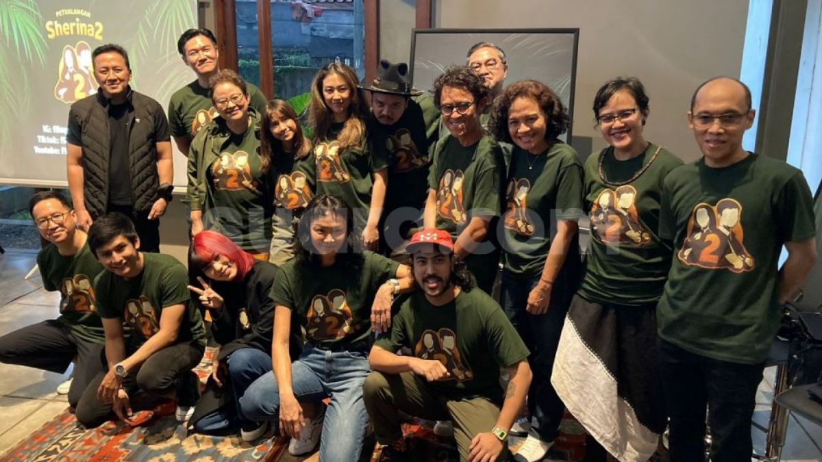 Jumpa pers film Petualangan Sherina 2 di kawasan Kemang, Jakarta, Senin (28/11/2022). [Suara.com/Adiyoga Priyambodo]