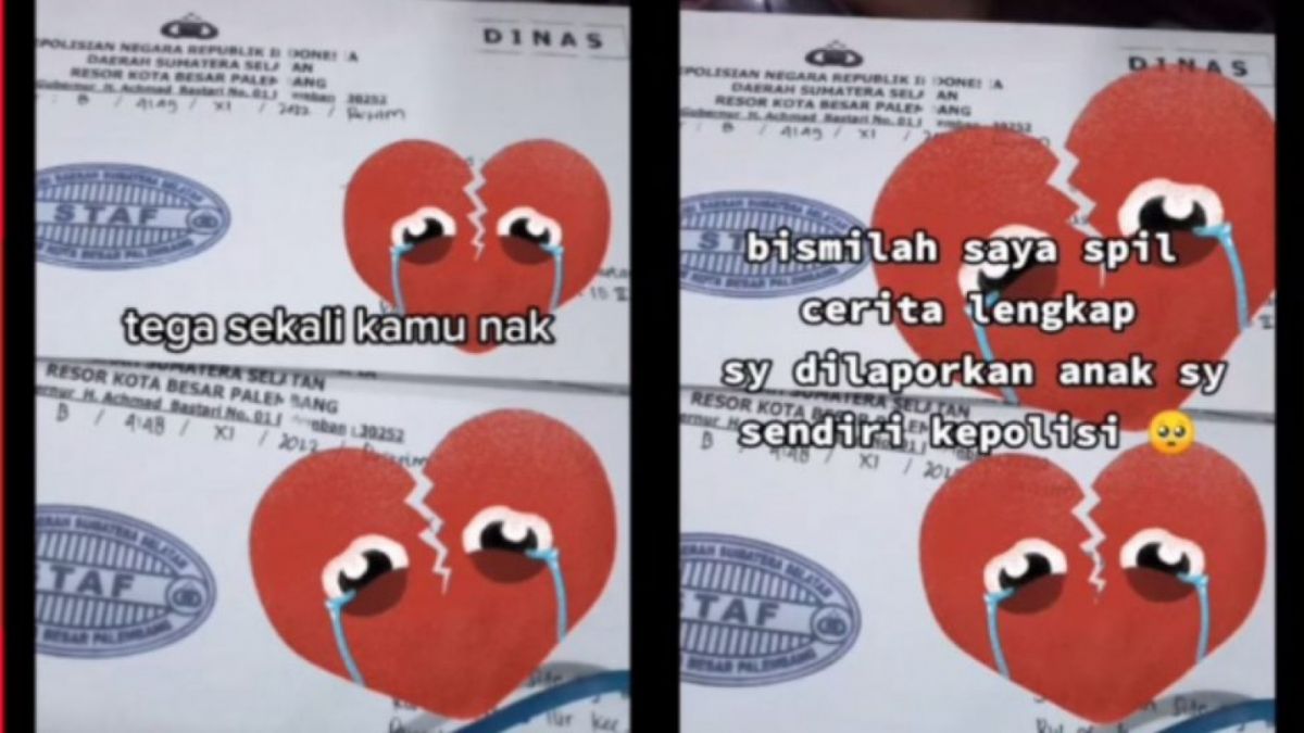 Anak polisikan ibu kandung [Kolase Instagram]