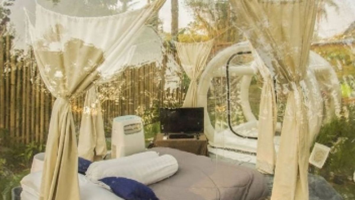 Ala Bali! Di Yogyakarta Kini Wisatawan Bisa Menginap Dalam Tenda Gelembung. (Instagram/@niracampervillage)