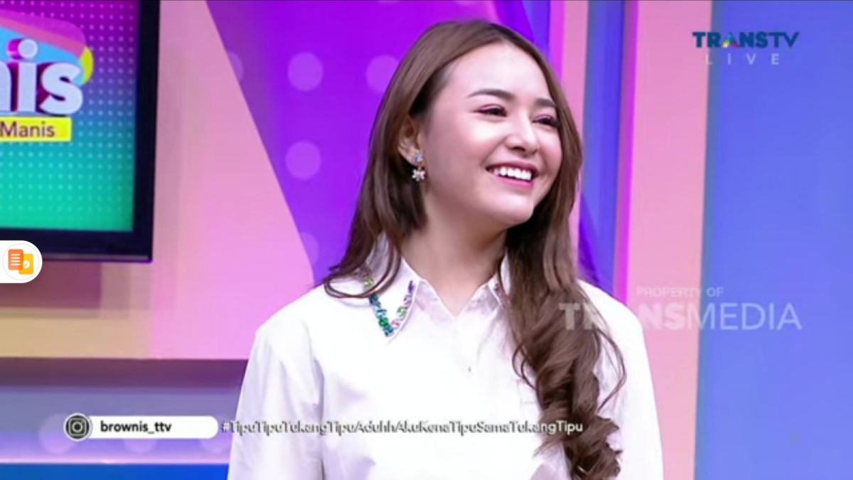 Amanda Manopo dibuat speechless oleh Vicky (tangkapan layar YouTube TRANS TV