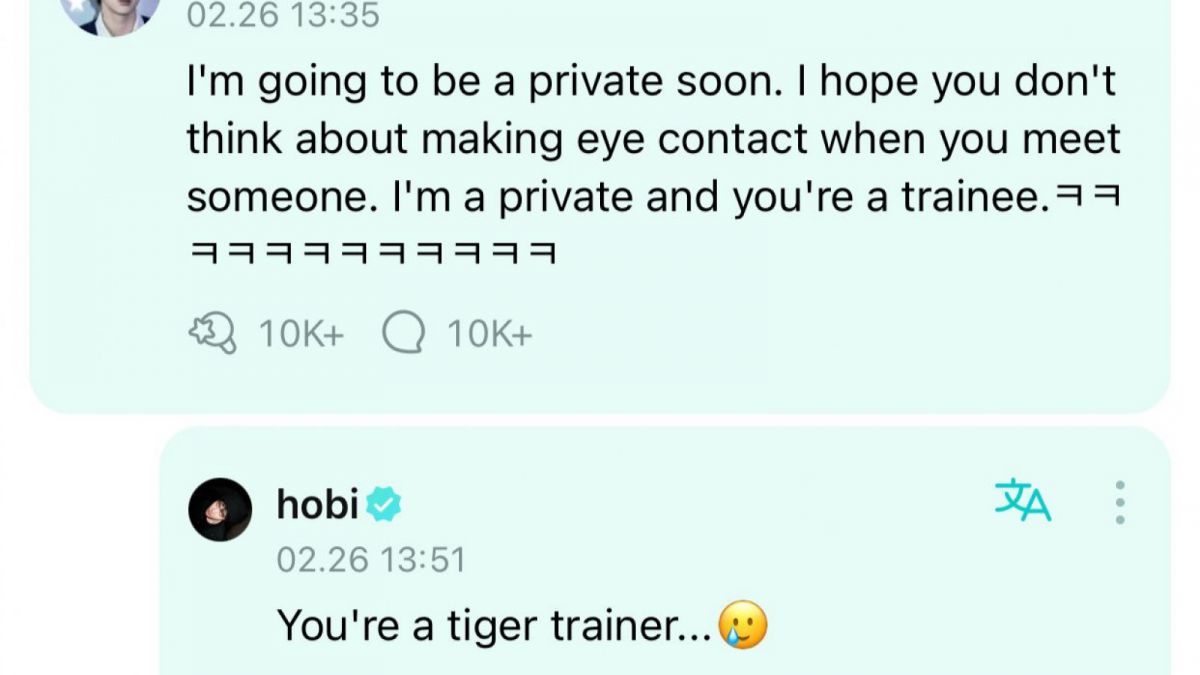 BTS Jin & Jhope [WEVERSE]