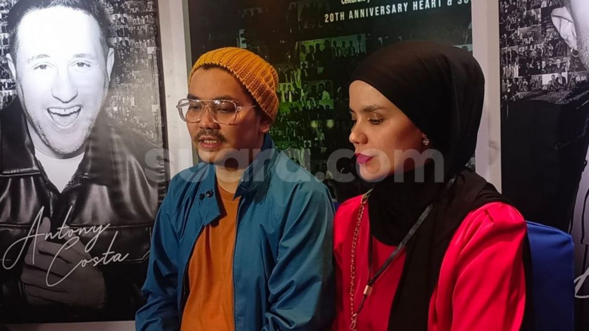 Indra Bekti dan Aldila Jelita di Hotel Pullman, Central Park, Jakarta Barat [Suara.com/Rena Pangesti]