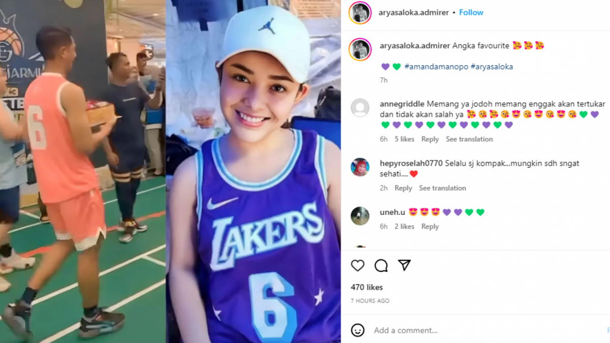 Arya Saloka dan Amanda Manopo [Tnagkap Layar Instagram]