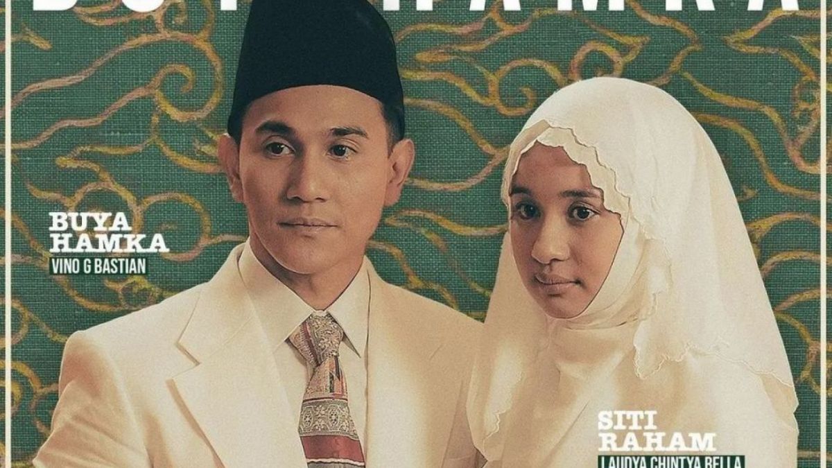Vino G Bastian dan Laudya Cynthia Bella di poster film Buya Hamka [Instagram]