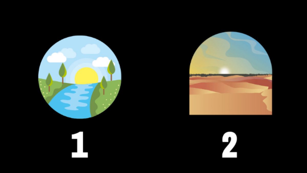 Tes psikologi, pilih gambar antara sungai atau gurun, untuk menemukan posisi sikap kamu terhadap sebuah perubahan [Tiempox]