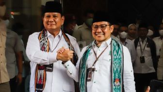Mesra, Prabowo dan Cak Imin Datangi KPU Bersama