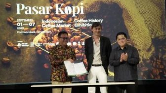 Pasar Kopi Resmi dibuka Menteri BUMN, Erick: 96% Industri Kopi Milik Rakyat