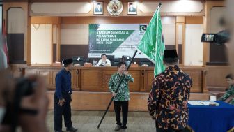 Dilantik Jadi Korpres KAHMI Sumedang, Pengusaha Properti Huliman Ditantang Bupati Sumbang Kader HMI Terbaik