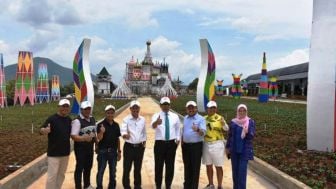 Wisata Baru Sumedang 'Jatinangor National Flower Park', Intip Potret Keindahan Arsitektur Gaya Kremlin Rusia