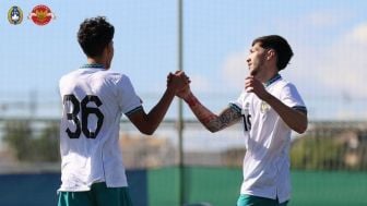 Pemain Keturunan Rafael Struick Buka Keunggulan 1-0 Timnas Indonesia U-20 atas Slovakia U-20 di Babak Pertama