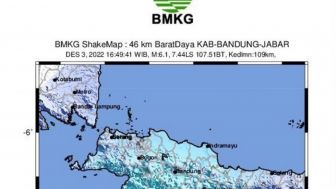 Update Gempa M 6.1 Guncang Kabupaten Garut, BMKG Beberkan Penyebabnya