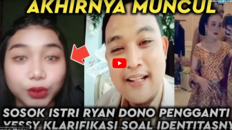 Klarifikasi Wanita Pengganti Yessy di Pelaminan dengan Ryan Dono Ternyata Bukan Sepupunya, Cantik Banget !