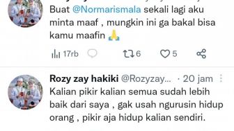 Rozy, Laki  Laki yang Selingkuh dengan Mertuanya Sendiri, Ngamuk di Twitter : Kalian Pikir .