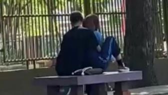 Video Viral, Dua Remaja Usai Sekolah Asik Pacaran di Taman Dadaha Tasikmalaya