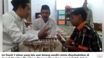 Cerita David, Putra Jonathan Latumahina Memutuskan Mualaf dan Memeluk Agama Islam